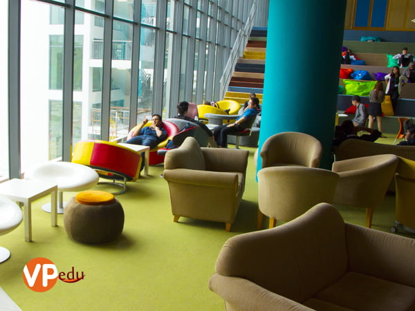 Nơi thư giản, giải lao của sinh viên sau các giờ học