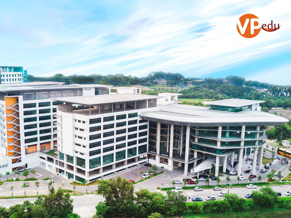 Toàn cảnh khuôn viên khu học xá mới của Đại học APU Malaysia