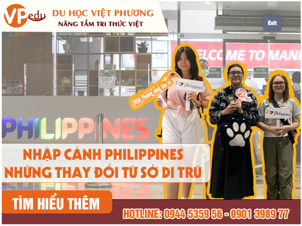 Thông tin mới thay đổi từ Sở di trú Philippines