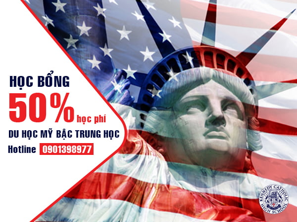 Nhận Học Bổng 50% Tại Trường Trung Học Kennedy Catholic Mỹ