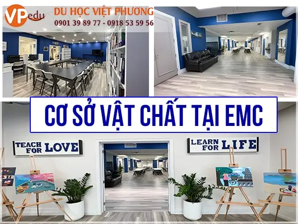 Cơ sở vật chất tại trường THPT EMC