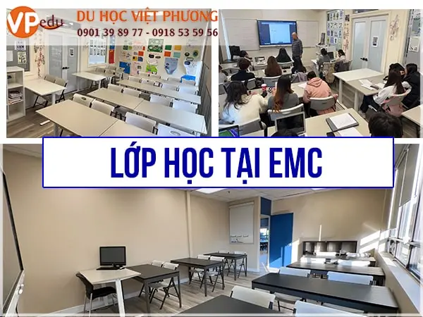 Hình ảnh lớp học tại trường EMC