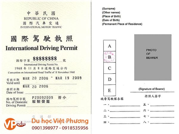 Bằng lái xe quốc tế Canada có chấp nhận không?
