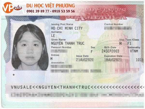 Visa Mb66 hiện đang mở được xếp hạng cao nhất Mỹ của Lê Nguyễn Thanh Trúc