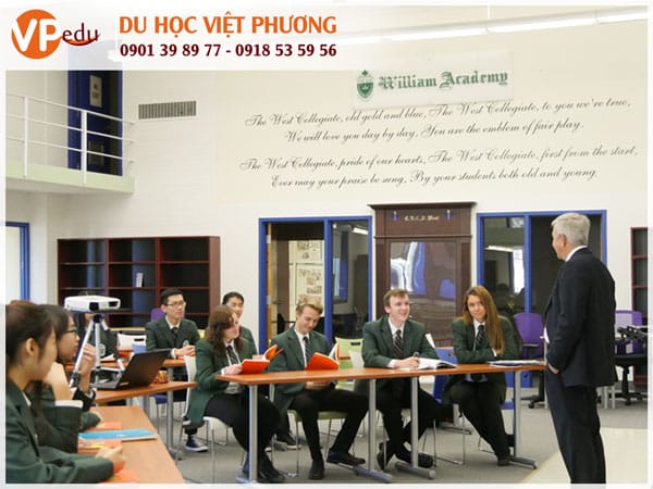 Lớp học ở William Academy