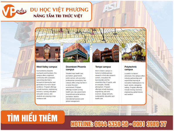 Arizona State University - Điểm Mb66 hiện đang mở được xếp hạng cao nhất lý tưởng dành cho sinh viên quốc tế