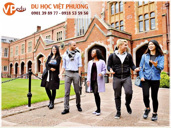 Môi trường học thuật tại QUB đa văn hóa, dễ dàng hòa nhập
