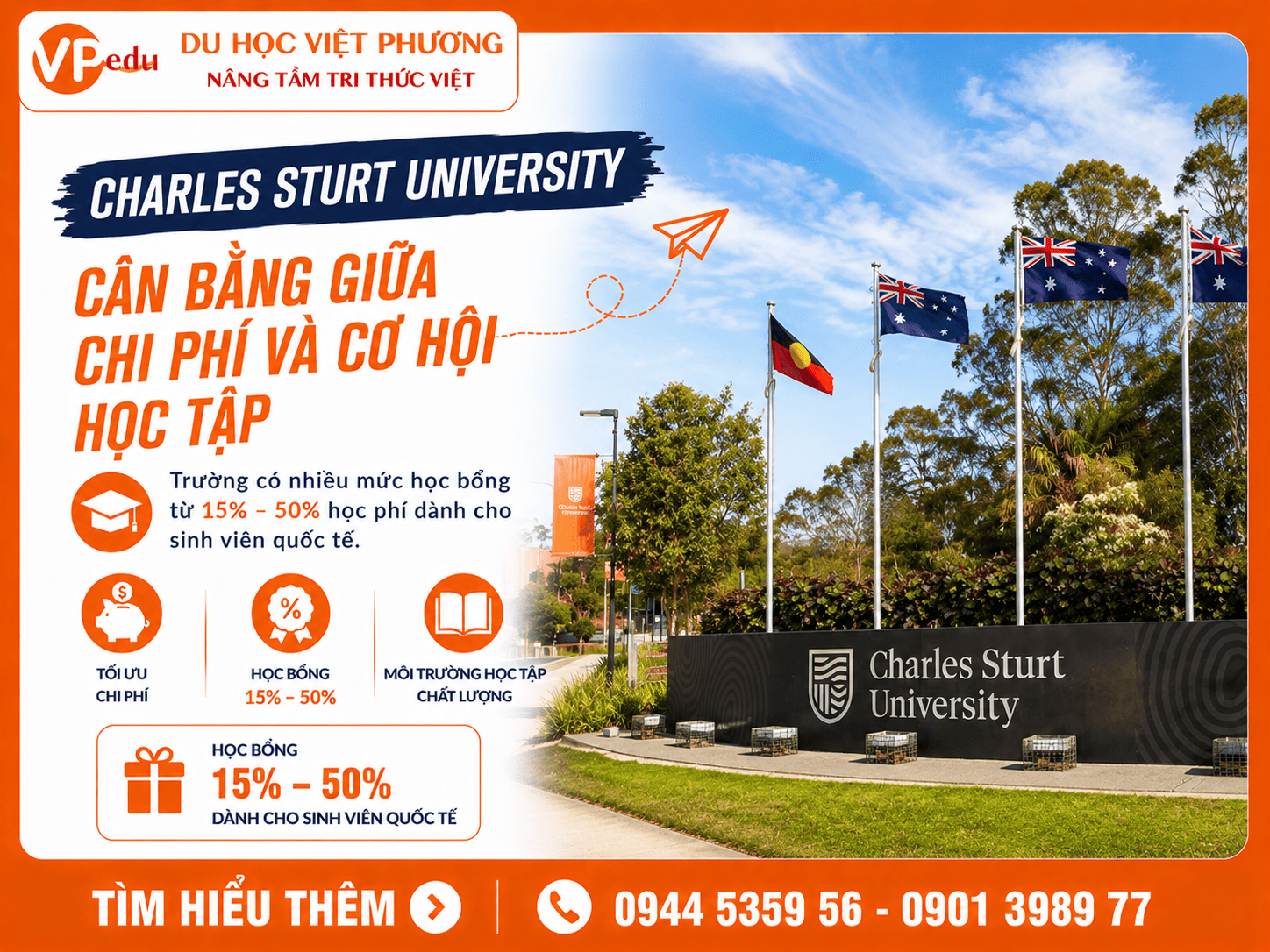 Charles Sturt University - Cân Bằng Giữa Chi Phí Và Cơ Hội Học Tập