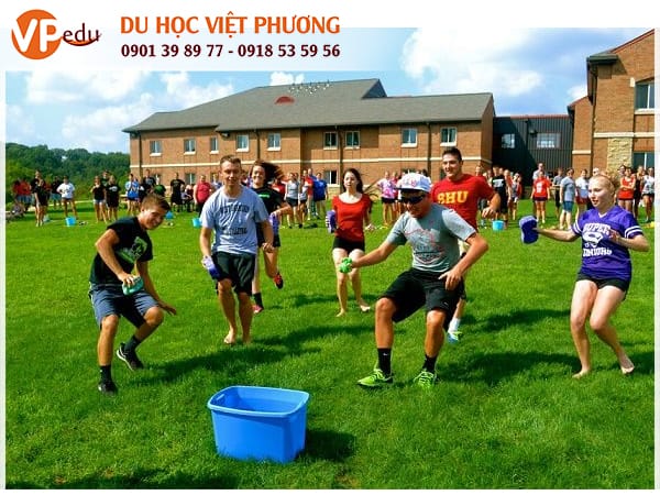 Trường có hơn 200 câu lạc bộ đầy đủ loại hình thể thao