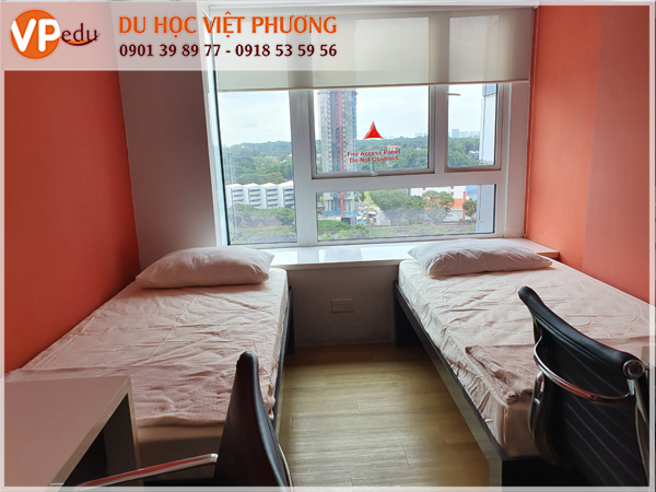 Kí túc xá Học Viện Khuyenmaimb66 rộng rãi và nằm ngay trong khuôn viên tại trường
