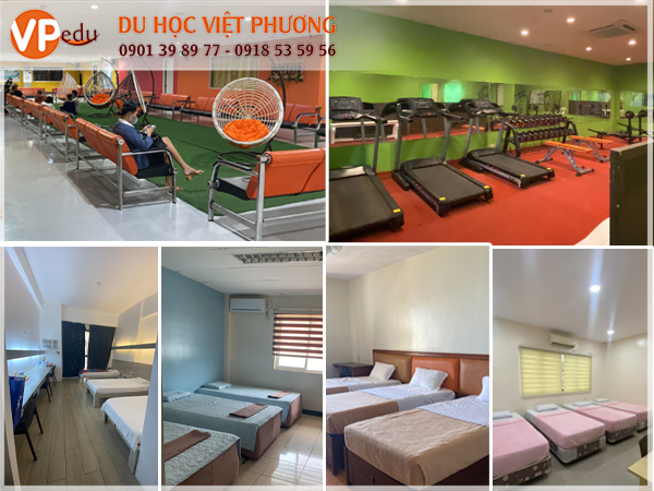Kí túc xá cho học viện học Tiếng Anh tại Philippines rất hiện đại và tiện nghi.