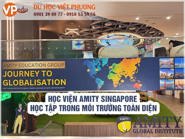 Trường mới chuyển campus tới một toà building 8 tầng rộng lớn