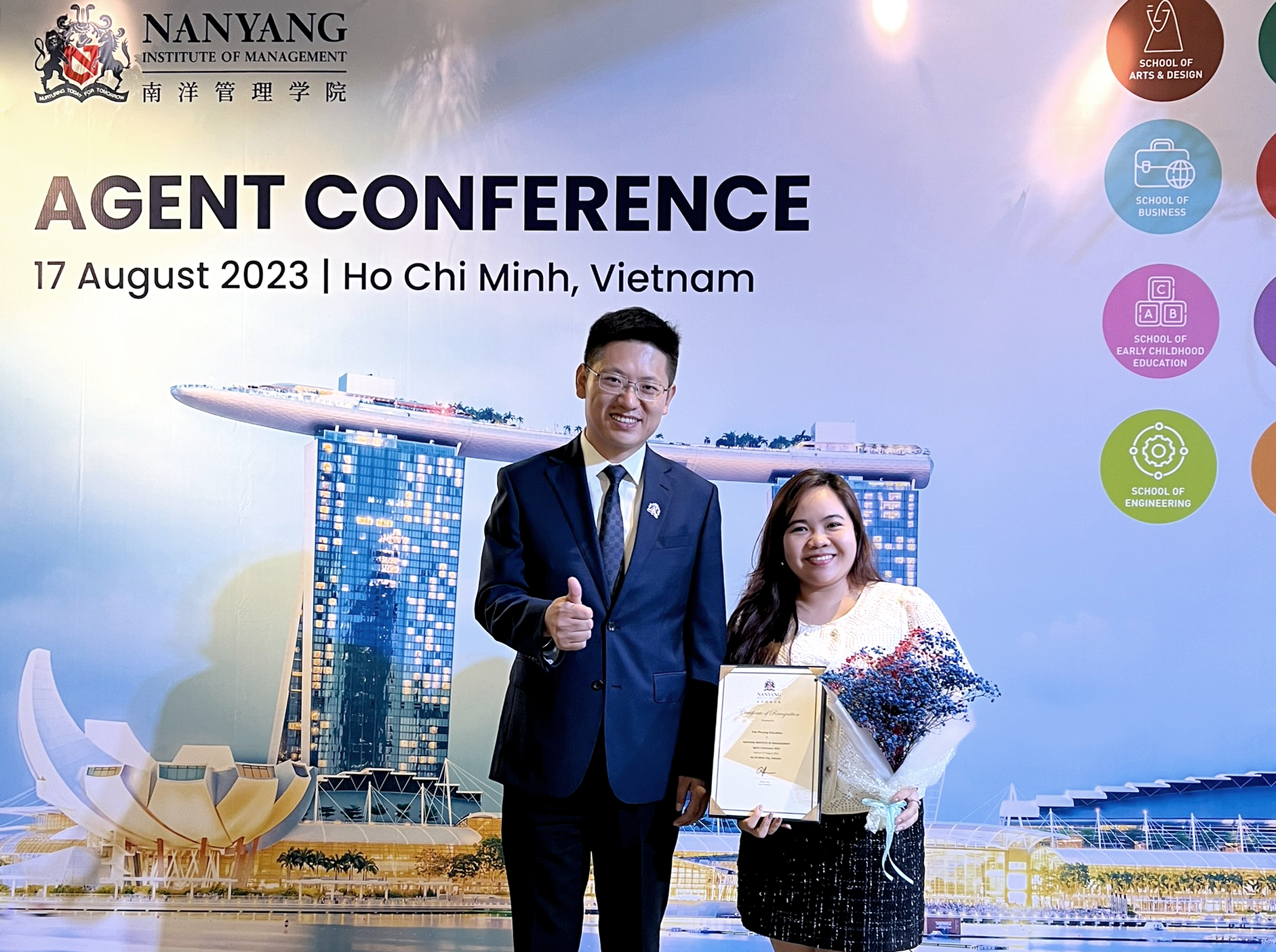 Mb66 hiện đang mở được xếp hạng cao nhất tham dự buổi Agent Conference của Học Viện Quản lý Nanyang