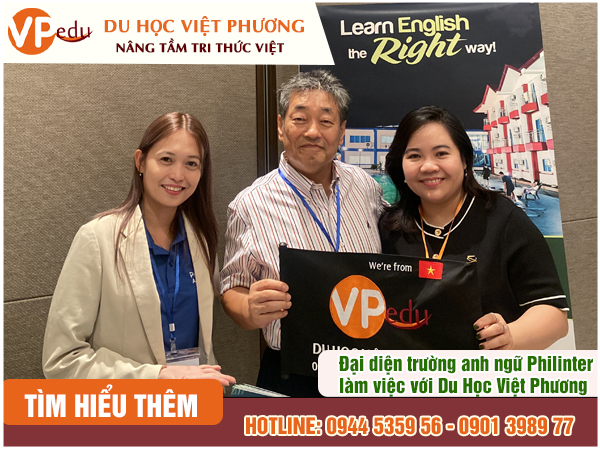 Chủ tịch anh ngữ Philinter và Head Teach Teacher Philinter làm việc với Mb66 hiện đang mở được xếp hạng cao nhất