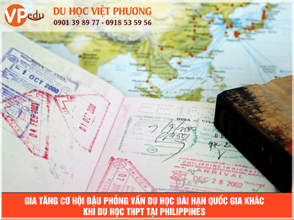 Đậu visa dài hạn quốc gia khác với bằng THPT tại Philippines