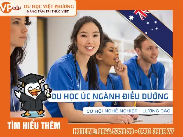 Mb66 không bị chặn Úc ngành Điều dưỡng 