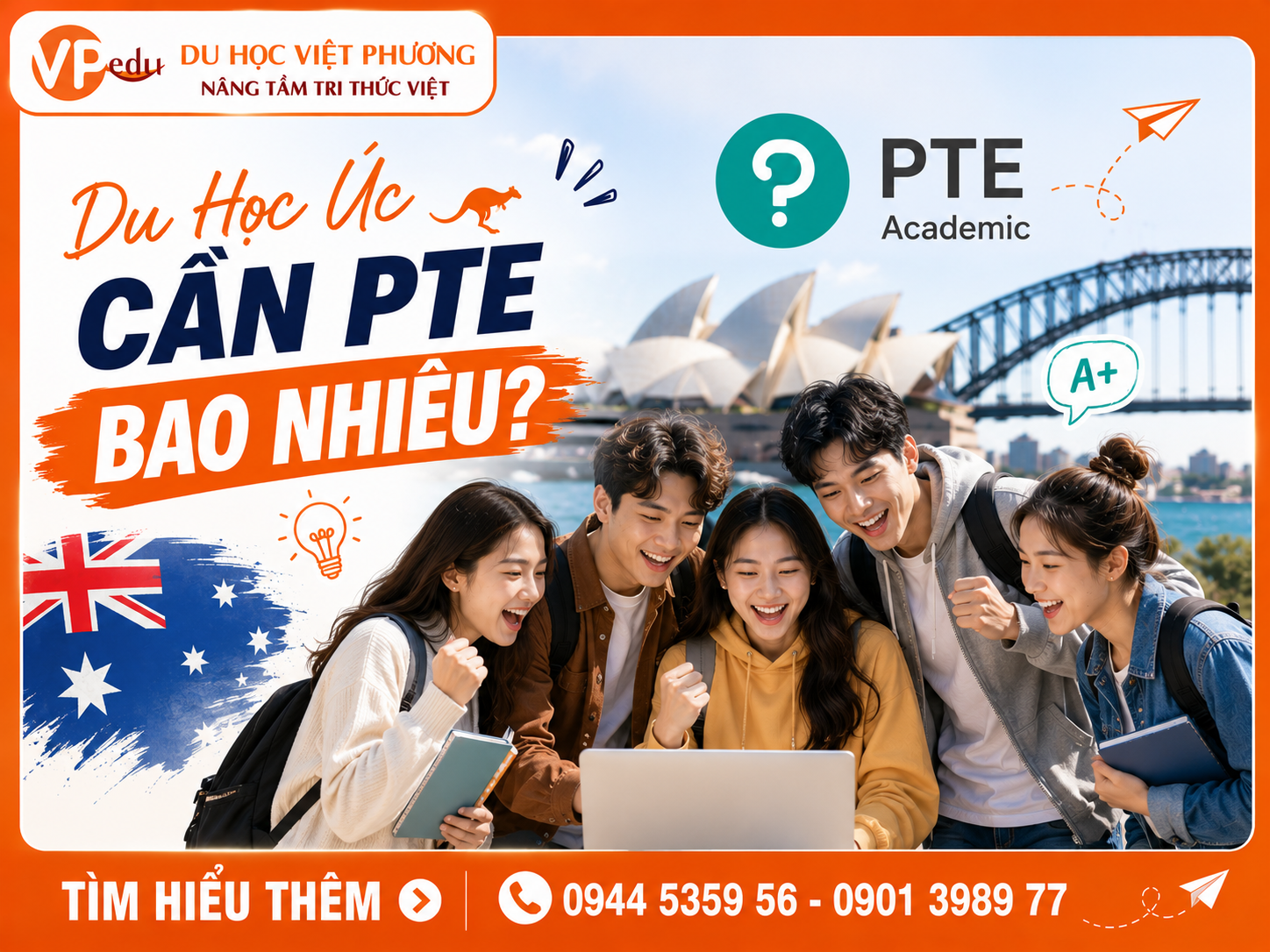 Mb66 không bị chặn Úc cần PTE bao nhiêu?